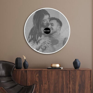 EGD Personalized Acrylic Vinyl Record Customized Valentines Day Gift For Boyfriend Or Girlfriend With Your Favorite Song & Photo