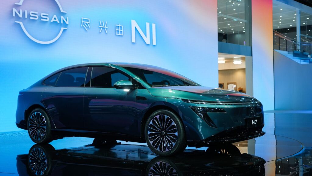 Dongfeng Nissan reveals all-new N7 EV sedan at Auto Guangzhou